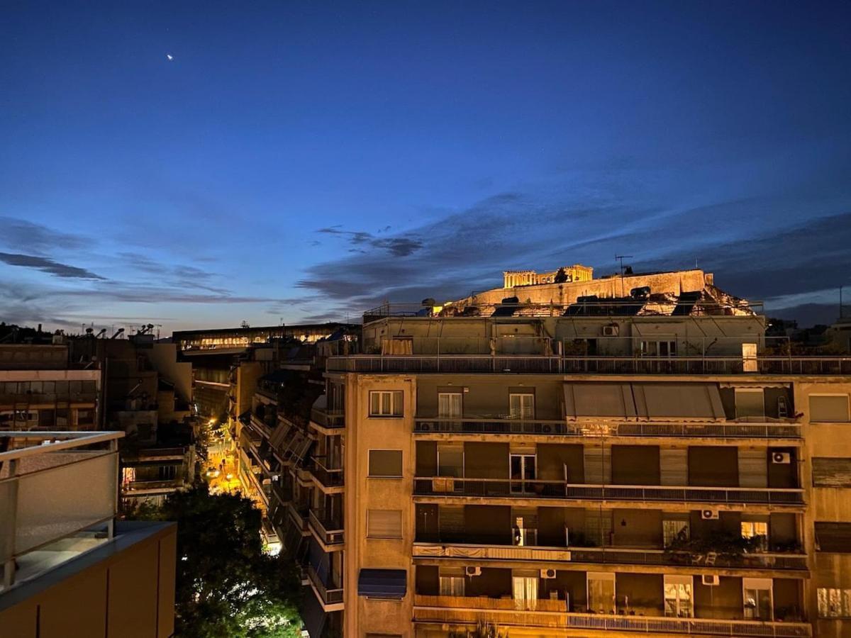 Lovely Apt W/Heated Jacuzzi &Full Acropolis View Athén Kültér fotó
